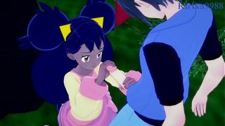 Iris and Erika intense sex. – Pokémon Hentai