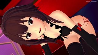 La dulce megumin ya es adulta y esta lista para follar con su bikini (Versión adulta) (hentai)