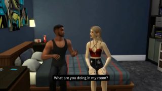 White Girl Step Sis Takes Her Step Bro’s BBC In 3D Animated Hentai Sims 4 Porno