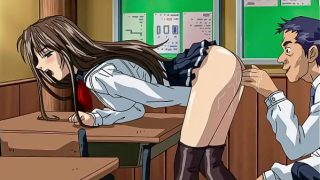 Hentai – Teacher Masturbating Her Young 18yo Student in Class [Subtitled]