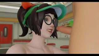 Honeydew Mei Blowjob [Overwatch animation]