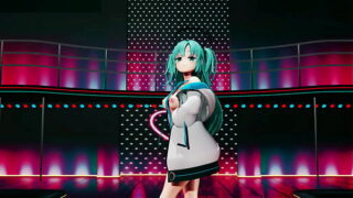 Hayase Yuuka Hentai Blue Archive No Bra Dance Queencard MMD 3D Clear Blue Hair (CLIP)