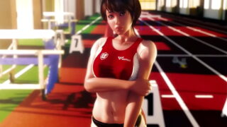 3d hentai animation. Sex with an athlete. Sectioned and screwed up. High quality, 60fps. Tight clothes. Big boobs, big ass. She has sex with her coach. Pleases in all poses. It ends up inside and on the body.