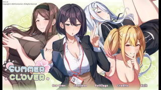 Summer Clover [ HAREM HENTAI GAME ] Ep.2 sexy boss offer a quikie if we are horny !