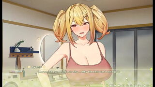 Summer Clover [ HAREM HENTAI GAME ] Ep.3 blonde nun have an orgasm while doing a rough blowjob !