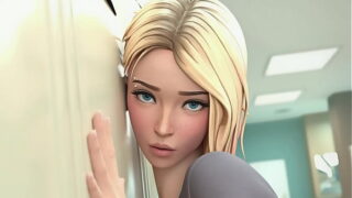 Horny Blonde Gwen Stacy Fucked in Dressing room after Hard Training • HQ •