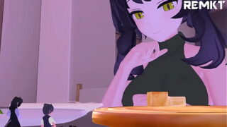 (MMD Giantess) Luna’s Unexpected Visitors