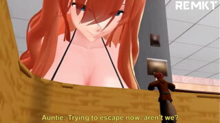 (MMD Giantess) Red Riding Hood’s Visit